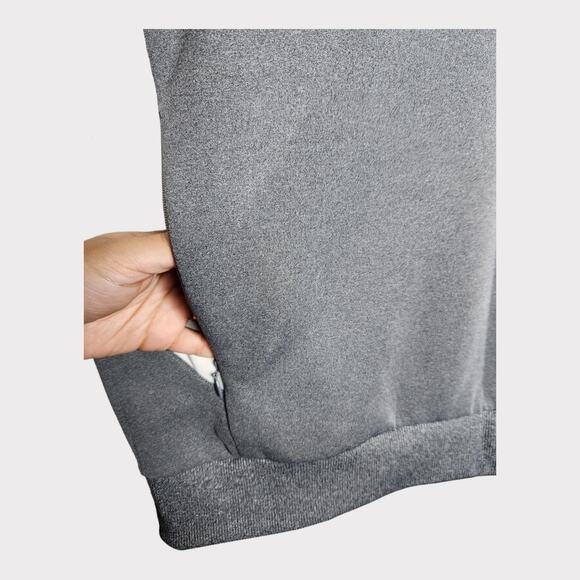 Bobby Jones Golf Rule 18 Pullover Vest Gray White 1/4 Zip Men's Medium - Picture 7 of 10